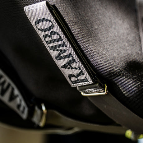 Horseware Ireland Rambo 1680D 0g Turnout Rug #colour_black-thunderstorm-grey-silver