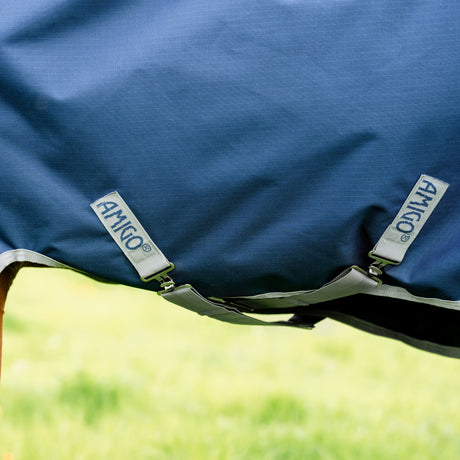 Horseware Ireland Amigo Ripstop 900 0g Turnout Rug #colour_navy-titanium-grey