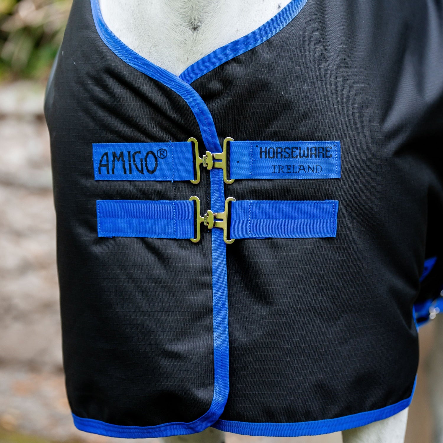 Horseware Ireland Amigo Ripstop 900 0g Turnout Rug #colour_black-classic-blue