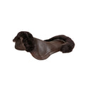 Acavallo Gel NS-S Classic-S 1/2 Cut-Out Flat Pony #colour_brown-brown