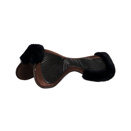 Acavallo Pad Mf-S Jccs-S Cw-Cs Suede Cut-Out Sheepskin Gel Grip Flat
#colour_brown-black