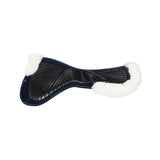 Acavallo Pad Mf-S Jccs-S Cw-Cs Suede Cut-Out Sheepskin Gel Grip Flat
#colour_blue-white