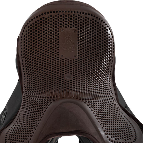 Acavallo Standard Seat Saver Dressage Classic Gel-Out Dri-Lex 10mm #colour_brown