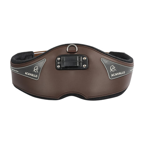 Acavallo Jumping Girth Gel PVC #colour_brown