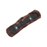 Acavallo Shaped Girth Sleeve Classic Gel Sheepskin #colour_brown