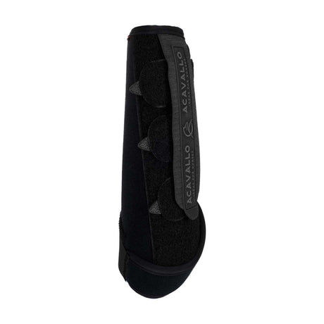 Acavallo Respira Hind Boots Neoprene Classic Gel #colour_black
