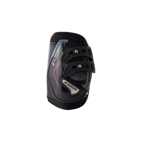Acavallo Opera Fetlock Boots Elastic And Button Fastening #colour_black