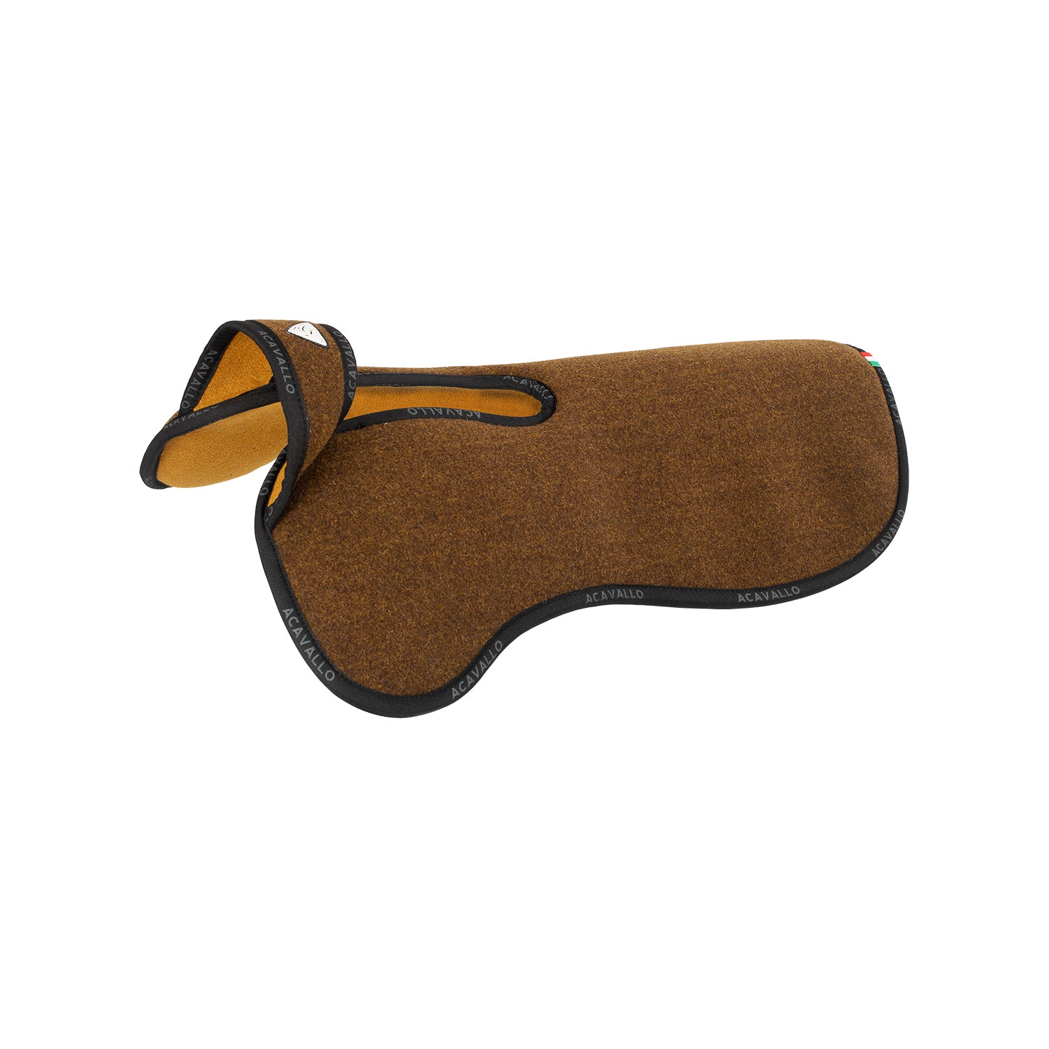 Acavallo Pad MF WFS Double Felt Flat #colour_brown