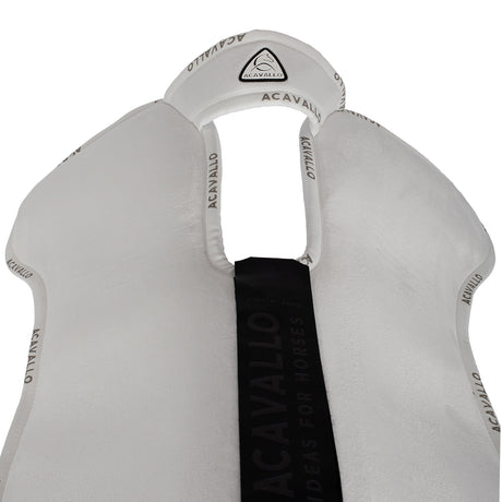 Acavallo Piuma Pad WFS Pocket Suede Front Riser #colour_white