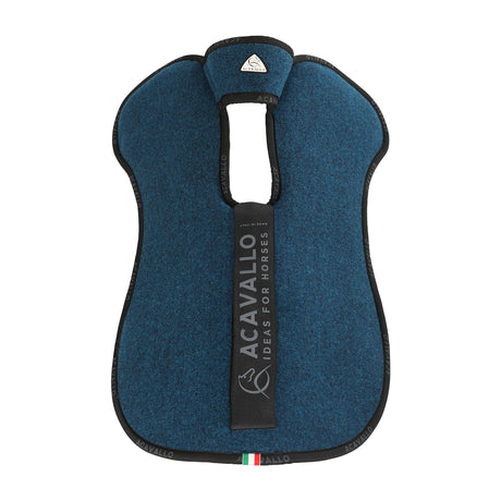 Acavallo Piuma Pad WFS Pocket Double Felt Flat #colour_blue