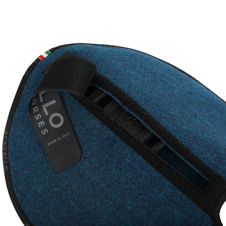 Acavallo Piuma Pad WFS Pocket Double Felt Flat #colour_blue