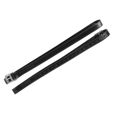 Acavallo Classic Stirrup Leathers #colour_black