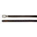 Acavallo Calfskin Stirrup Leathers Encased Buckle #colour_brown