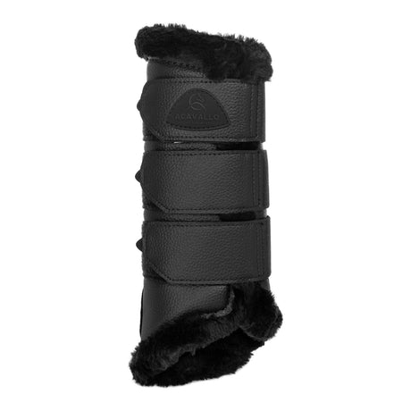 Hind brushing boots faux leather & faux sheepskin