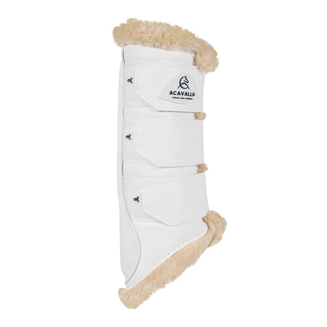 Hind brushing boots faux leather & faux sheepskin