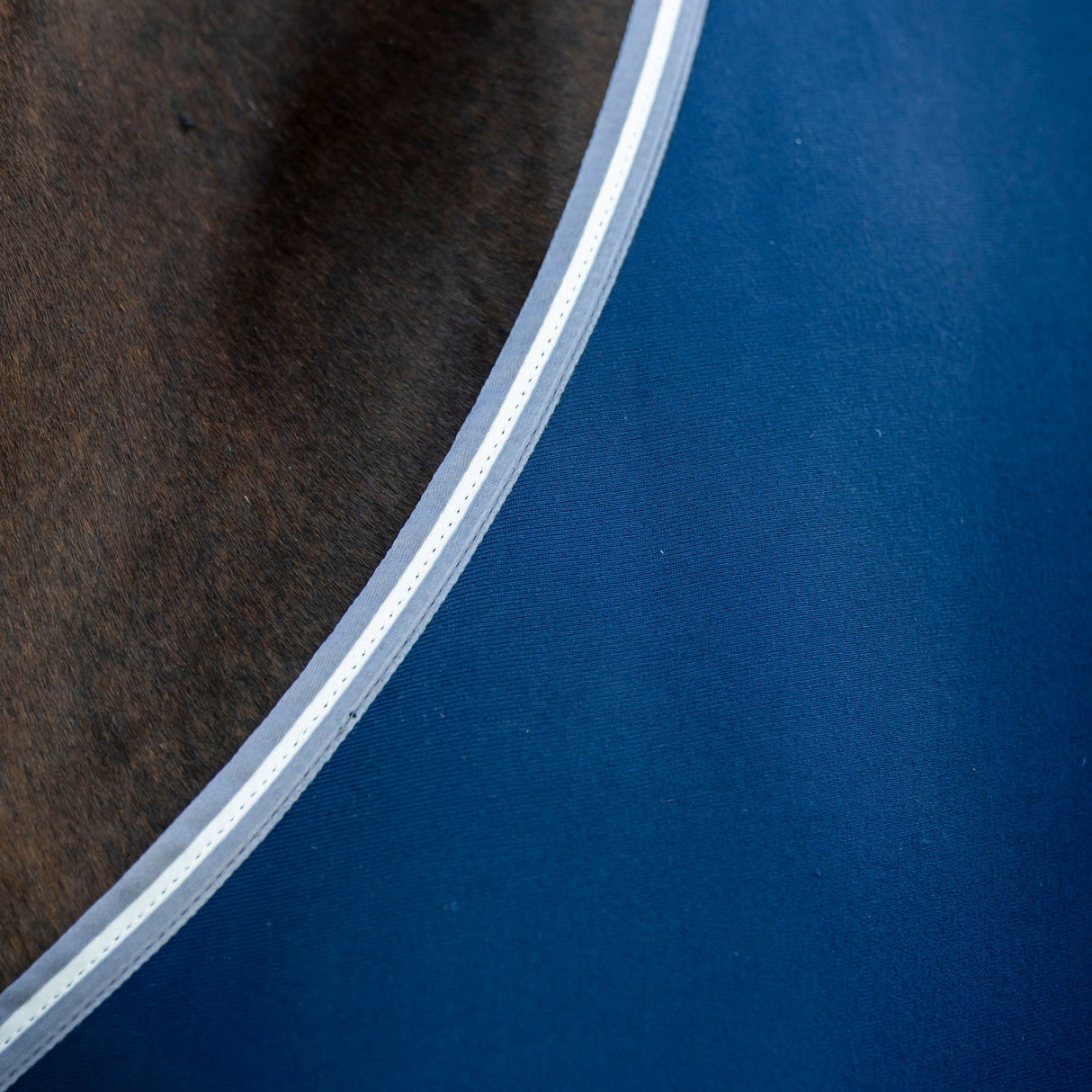 Horseware Ireland Amigo Jersey Pony Cooler  #colour-navy-titanium-grey-silver