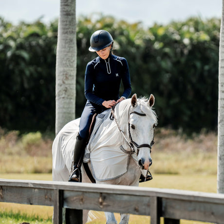 Horseware Ireland Amigo Flyrider #colour_silver-titanium-grey-silver