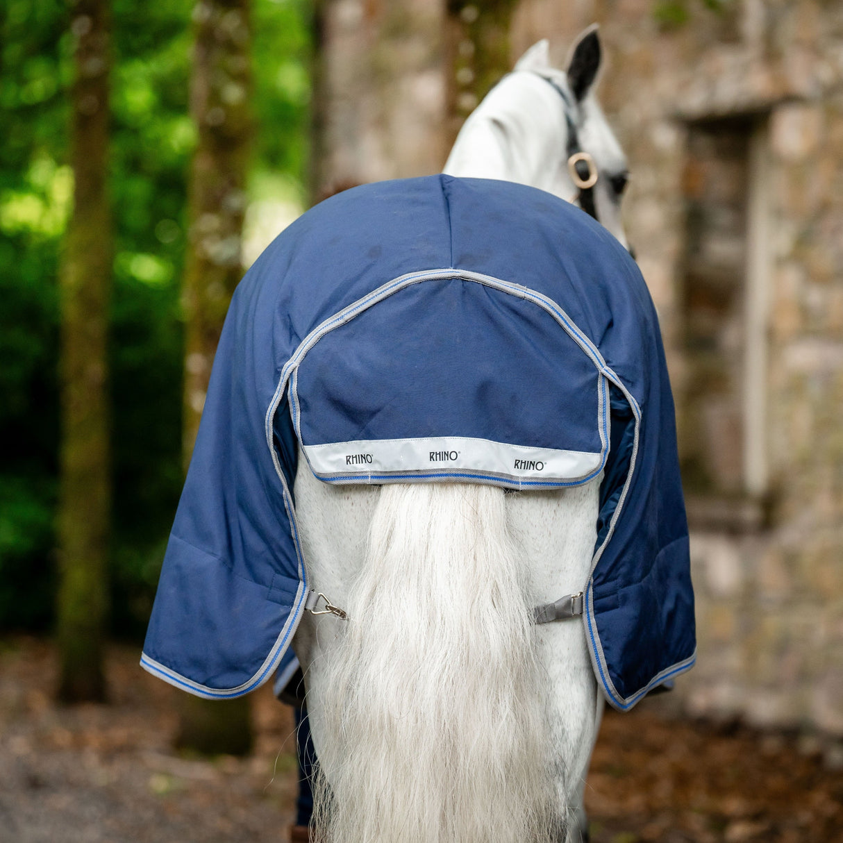 Horseware Ireland Rhino Pony Plus 0g #colour_navy-titanium-grey-classic-blue