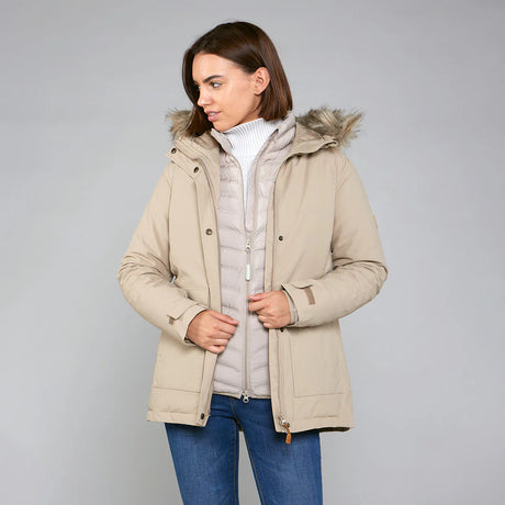 Toggi Women's Adventurer Waterproof Jacket #colour_putty