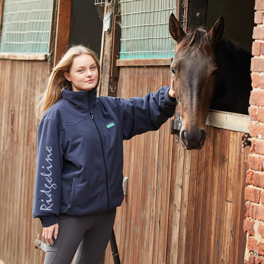 Ridgeline Womens Brumby Yard Jacket #colour_navy