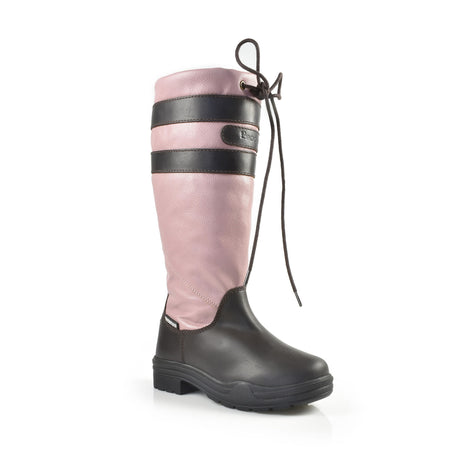 Brogini Longridge Piccino Yr Kids Country Boots #colour_pink