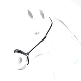 Equipe Plain Hannoverian Noseband #colour_black