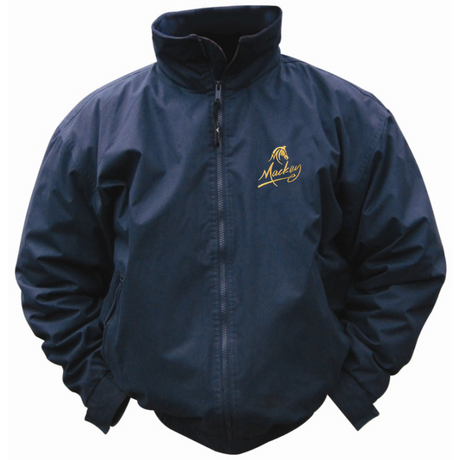 Mackey Childrens Blouson Jacket with Logo #colour_navy
