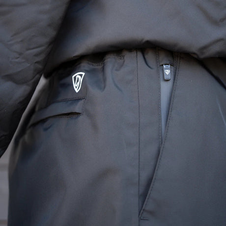 EQUIDRY Women's Lined Waterproof Trousers #colour_black