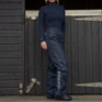 EQUIDRY Women's Lined Waterproof Trousers #colour_navy