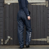 EQUIDRY Women's Lined Waterproof Trousers #colour_navy
