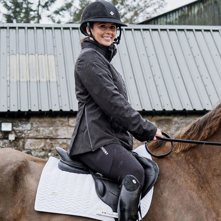 EQUIDRY Women's Iris Waterproof Riding Jacket #colour_black