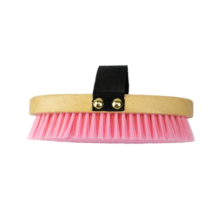 GS Equestrian & Country Wooden Body Brush #colour_pink