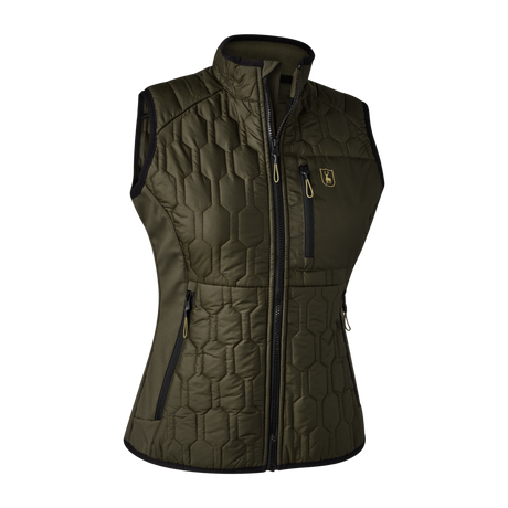 Deerhunter Women's Mossdale Quilted Waistcoat #colour_forest-green