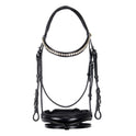 Equestro English Leather Bridle With Glitter