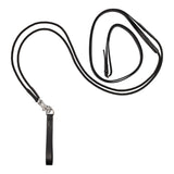 Equestro Double Leather And Nylon Draw Reins
