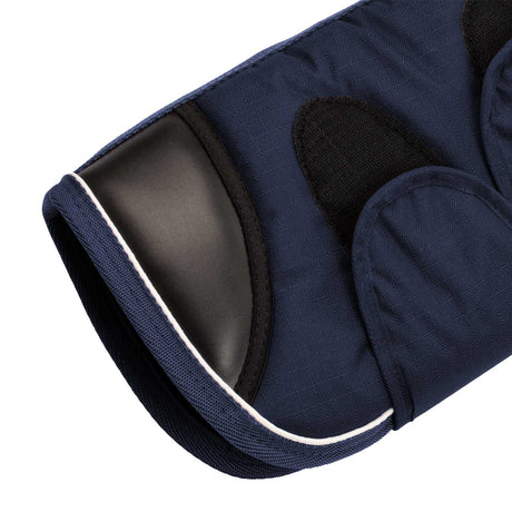 Equestro Travelling Boots Set And Tail Guard With Rubber Patch #colour_blue