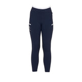 Equestro Girls' Leggings With Perforated Decorations