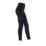 Equestro Girls' Leggings With Perforated Decorations