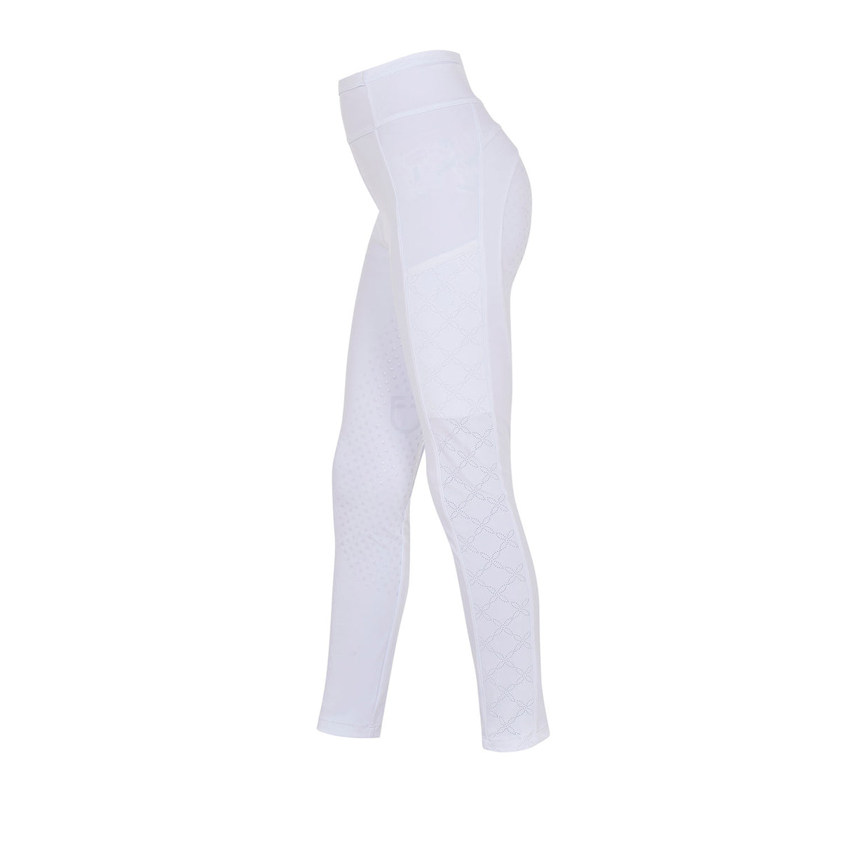 Equestro Girls' Leggings With Perforated Decorations