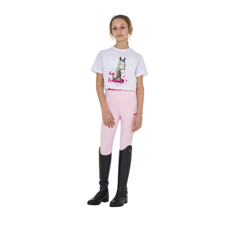 Equestro Girls' So Lovely Cotton T-Shirt #colour_white