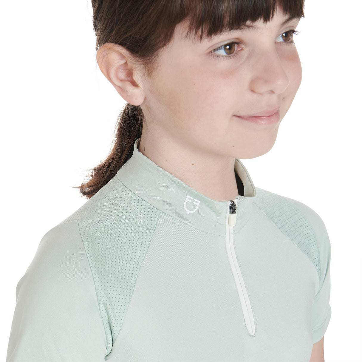 Equestro Kids' Slim Fit Training Polo Shirt High Performance