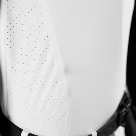 Equestro Equestro Ridertechnology Men's Competition Polo Shirt Short Sleeves And Buttons #colour_white