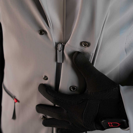 Equestro Equestro Ridertechnology Men's Competition Jacket Heat-Sealed Seams #colour_grey