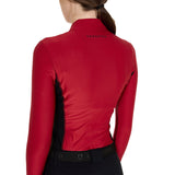 Equestro Women's Long-Sleeved Training Technical Polo Shirt