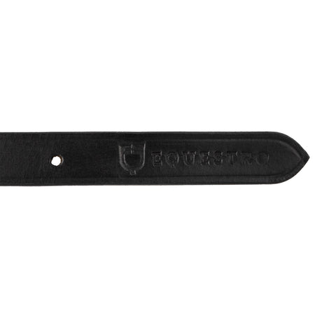 Equestro Women's Belt Snaffle Bit Buckle #colour_black