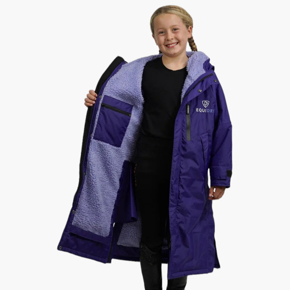 EQUIDRY Children's Thick Fleece Evolution #colour_purple-lilac
