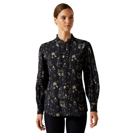 Ariat Women's Cricklade Blouse #colour_navy-floral-print