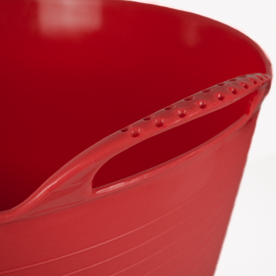 GS Equestrian & Country Large Flexible Tub #colour_red