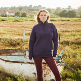 Ridgeline Womens Brancaster 1/4 Zip #colour_nightshade
