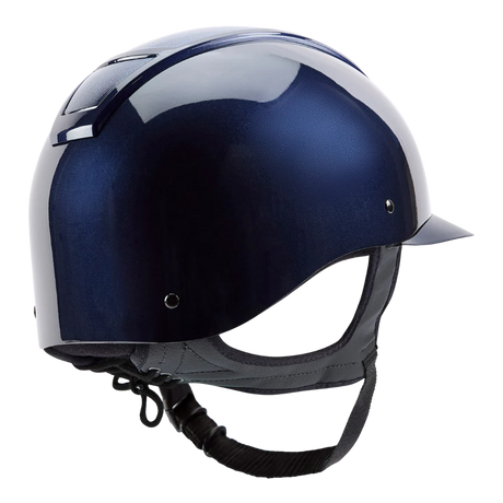 Champion Insight Glitter Oval Standard Peak Riding Hat #colour_metallic-navy-sparkle-navy
